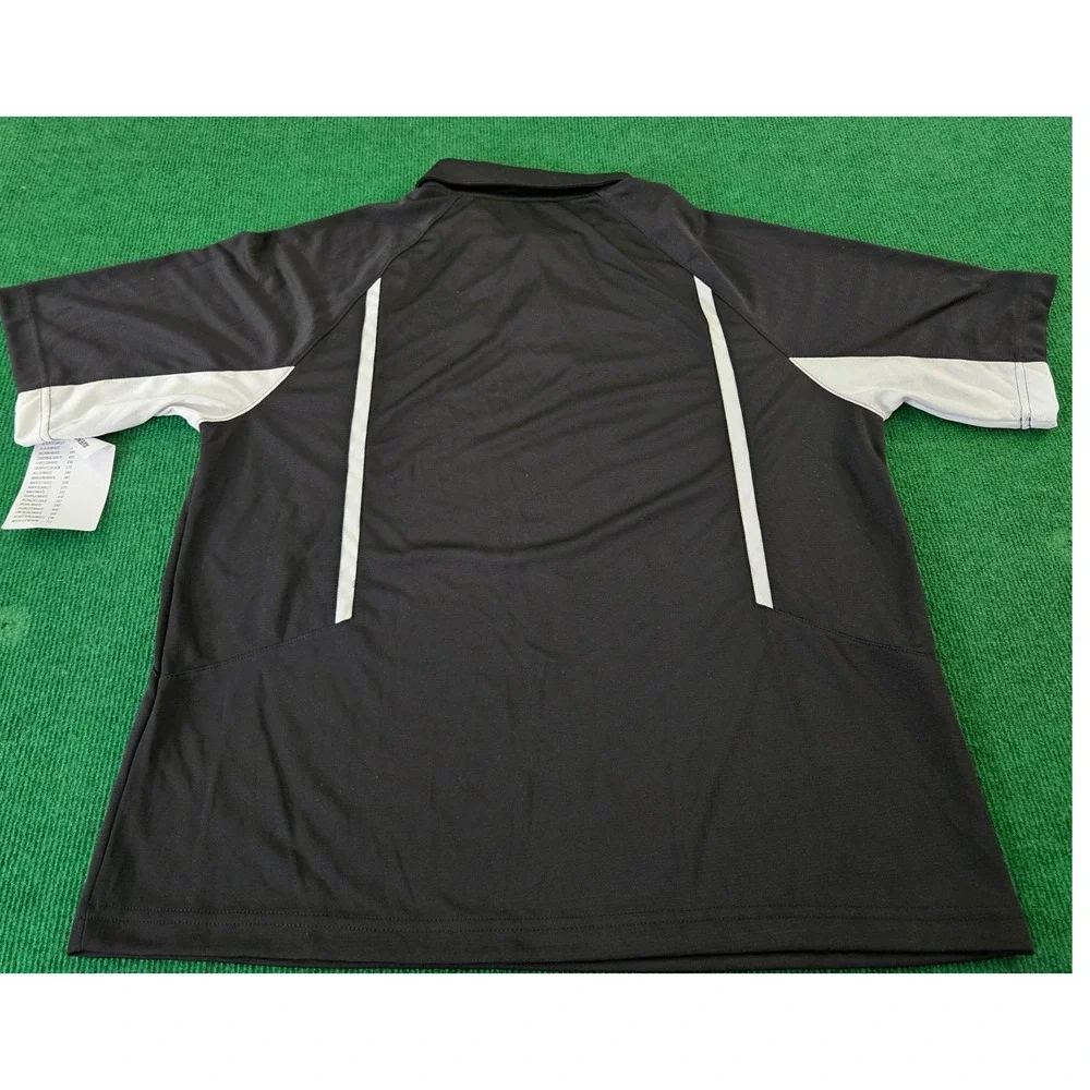 Holloway Mens Large Black Avenger Athletics Performance Polo‎ Shirt Short Sleeve